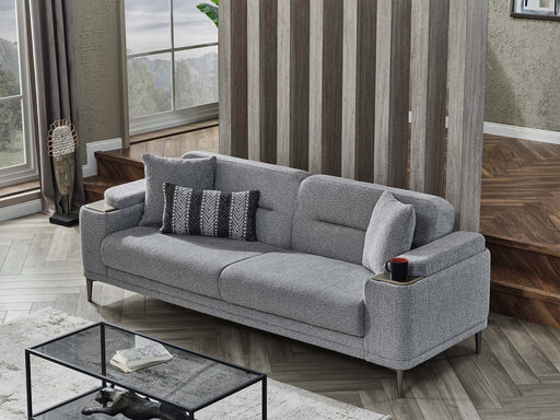 Abant Convertible Loveseat in Light Grey - 200-SER-ABA-PINAR17-2