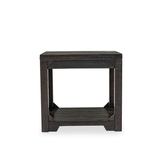 Abby – Dark Espresso End Table with Storage Shelf - T136-E-Table