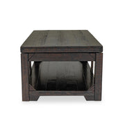 Abby – Dark Espresso Lift-Top Coffee Table with Storage Shelf - T136-C-Table