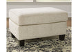 Abinger Natural Ottoman - Gate FurnitureOttoman