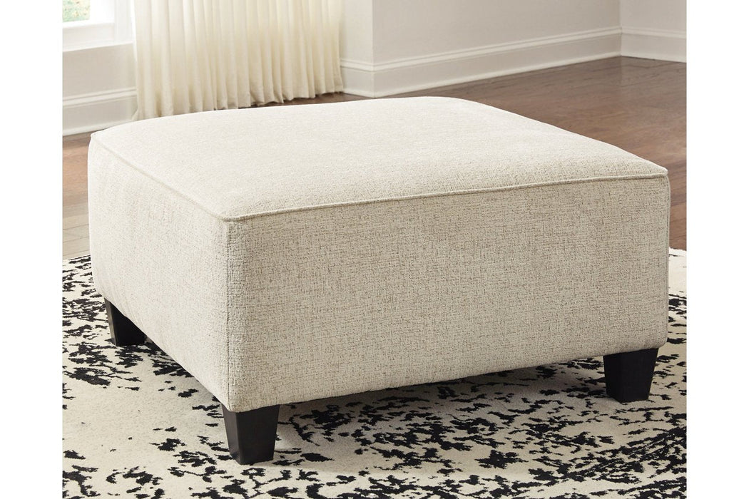 Abinger Natural Oversized Accent Ottoman - Gate FurnitureOttoman