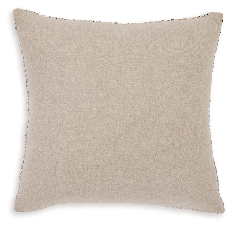 Abler Ivory/Gray/Gold Pillow - A1001068P