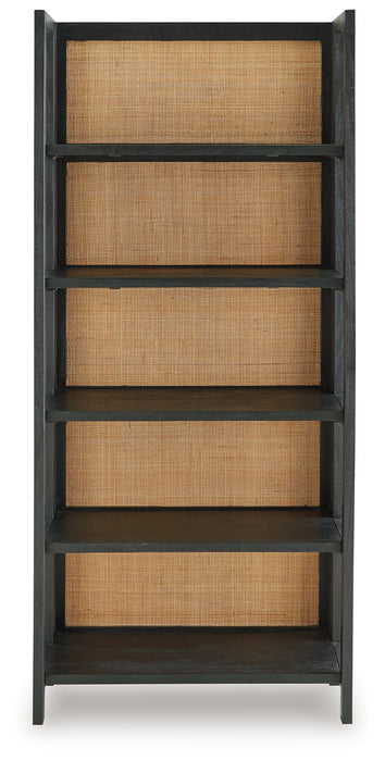 Abyard Black/Natural Bookcase - A4000574