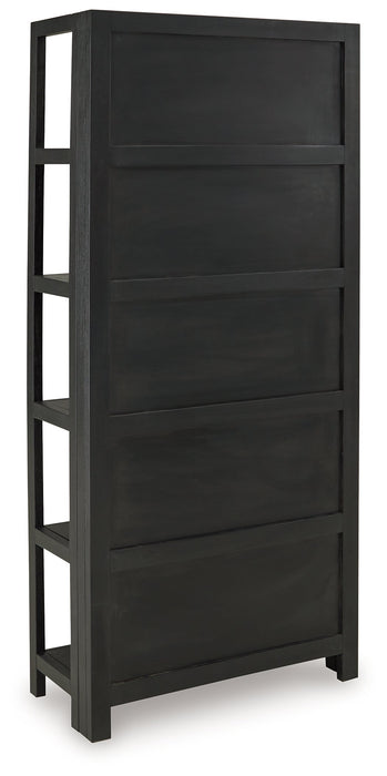 Abyard Black/Natural Bookcase - A4000574