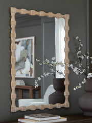Acelmore Light Brown Accent Mirror - A8010420