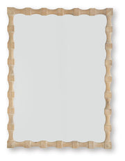 Acelmore Light Brown Accent Mirror - A8010420