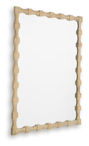 Acelmore Light Brown Accent Mirror - A8010420