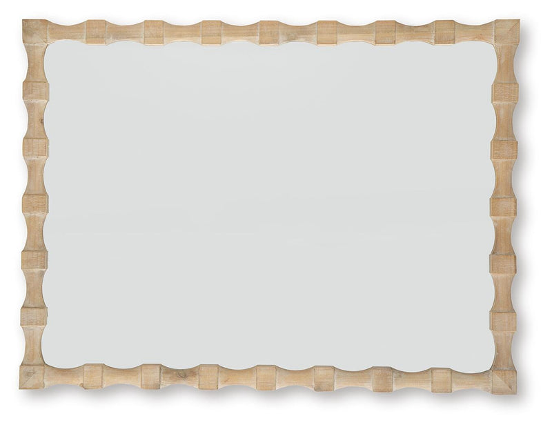 Acelmore Light Brown Accent Mirror - A8010420