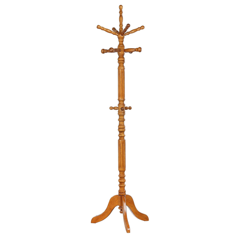 Achelle 11 Hook Freestanding Coat Rack Hanger Golden Brown - 900759