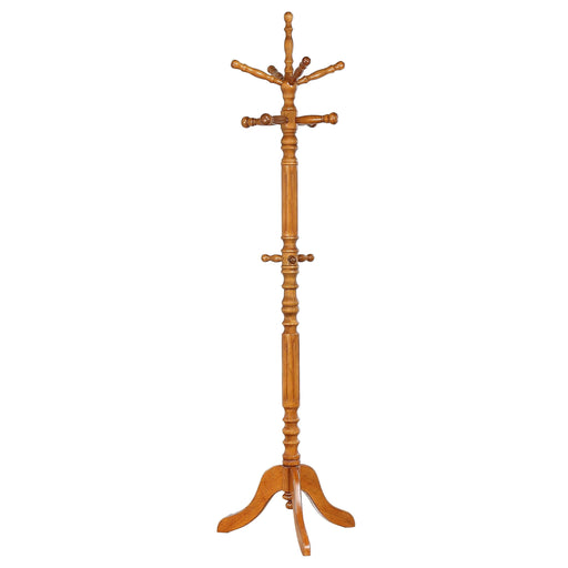 Achelle 11 Hook Freestanding Coat Rack Hanger Golden Brown - 900759