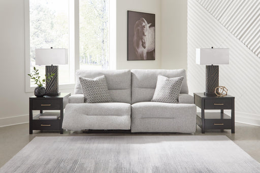 Acklen Place Pewter 2-Piece Power Reclining Sectional Loveseat - 93605S16