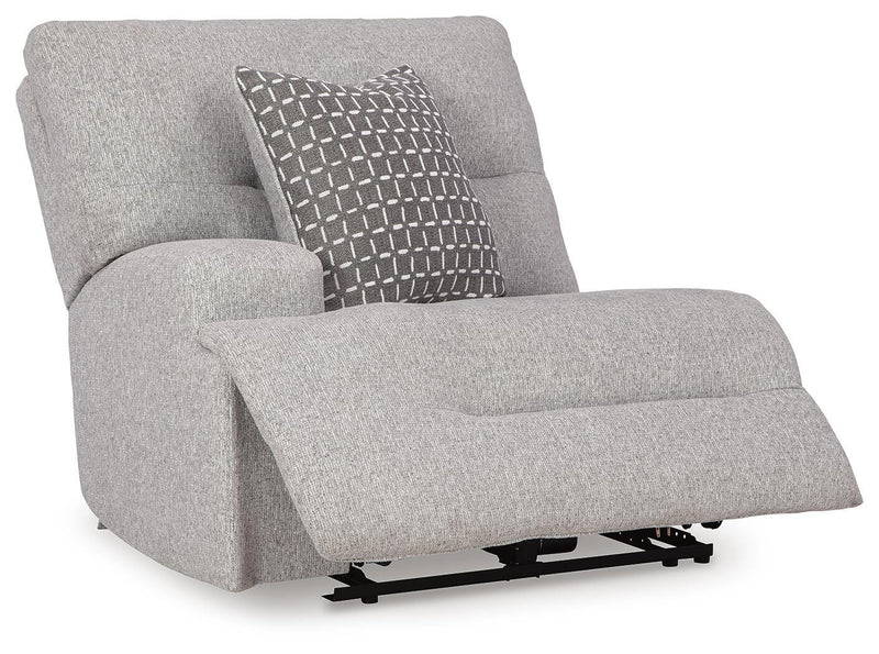 Acklen Place Pewter 6-Piece Power Reclining Sectional - 93605S9