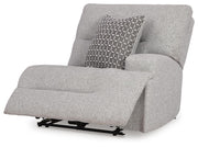 Acklen Place Pewter 6-Piece Power Reclining Sectional - 93605S9