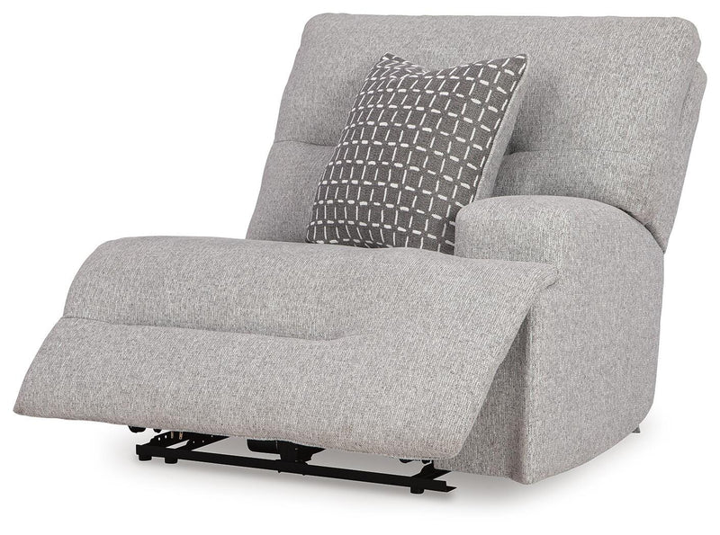 Acklen Place Pewter 6-Piece Power Reclining Sectional - 93605S9