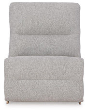 Acklen Place Pewter 6-Piece Power Reclining Sectional - 93605S9