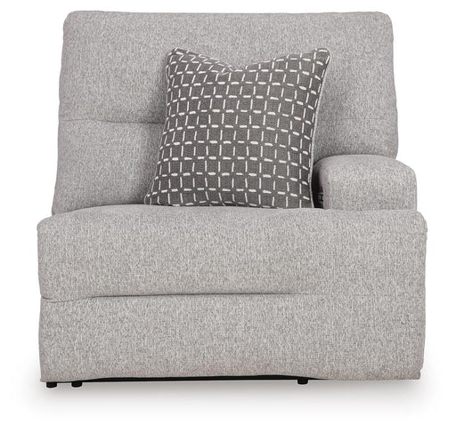 Acklen Place Pewter 7-Piece Power Sectional Reclining Sofa with Storage Console - 93605S20