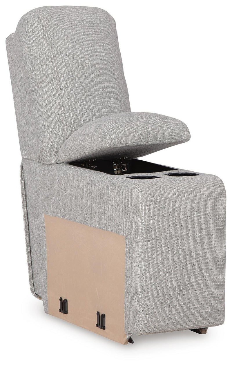 Acklen Place Pewter Console with Storage - 9360557