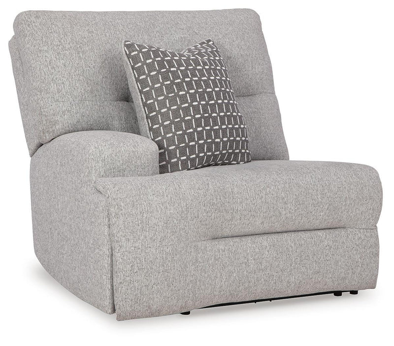 Acklen Place Pewter Left-Arm Facing Power Recliner - 9360558