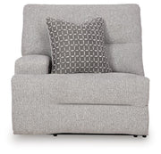 Acklen Place Pewter Left-Arm Facing Power Recliner - 9360558