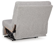Acklen Place Pewter Left-Arm Facing Power Recliner - 9360558