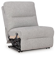 Acklen Place Pewter Power Armless Recliner - 9360531