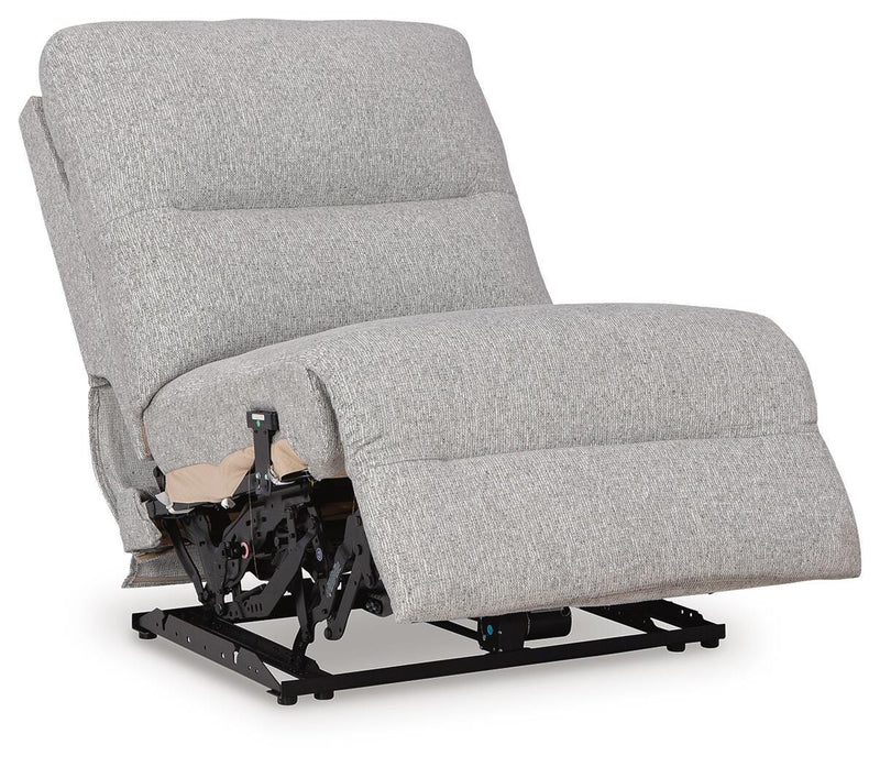 Acklen Place Pewter Power Armless Recliner - 9360531