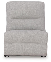 Acklen Place Pewter Power Armless Recliner - 9360531