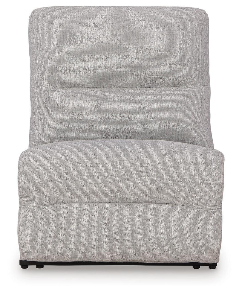 Acklen Place Pewter Power Armless Recliner - 9360531