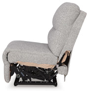 Acklen Place Pewter Power Armless Recliner - 9360531