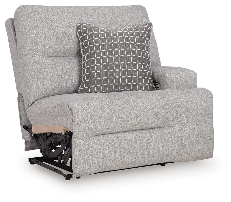Acklen Place Pewter Right-Arm Facing Power Recliner - 9360562