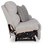 Acklen Place Pewter Right-Arm Facing Power Recliner - 9360562