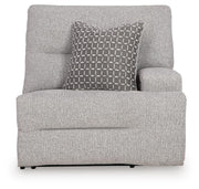 Acklen Place Pewter Right-Arm Facing Power Recliner - 9360562