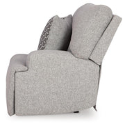 Acklen Place Pewter Right-Arm Facing Power Recliner - 9360562