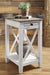 Adalane White/Gray Accent Table - Gate FurnitureTable