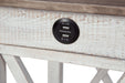 Adalane White/Gray Accent Table - Gate FurnitureTable