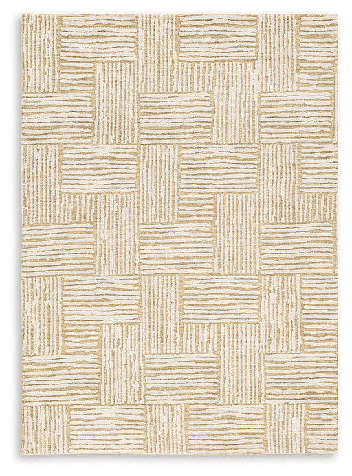 Adanmund Beige/Caramel 5' x 7' Rug - R406412