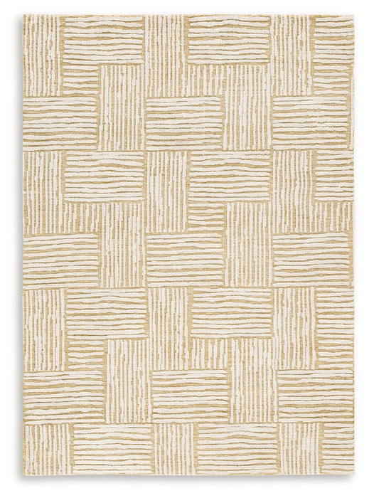 Adanmund Beige/Caramel 5' x 7' Rug - R406412