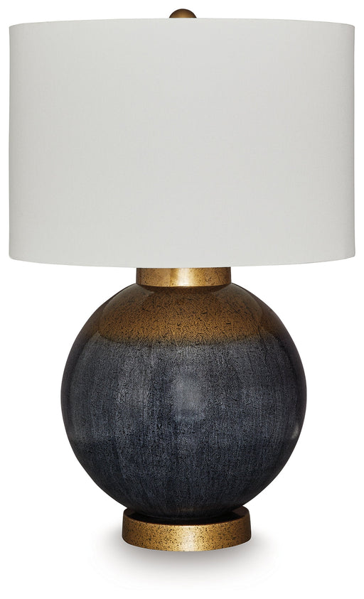 Adara Blue/Gold Finish Table Lamp - L207564