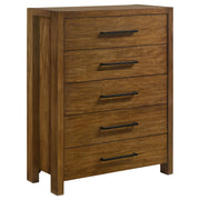 Adderley 5-piece Queen Bedroom Set Warm Brown - 215851Q-S5