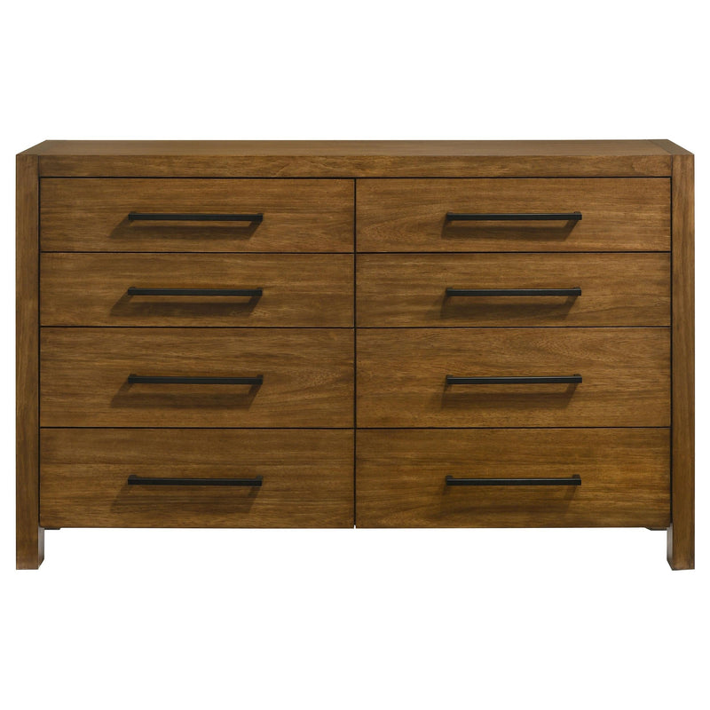 Adderley 8-drawer Bedroom Dresser Cabinet Warm Brown - 215853