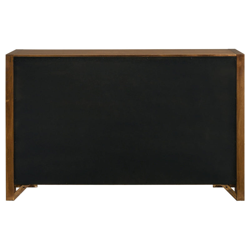 Adderley 8-drawer Bedroom Dresser Cabinet Warm Brown - 215853