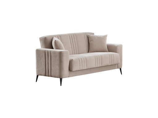 Adela Convertible Loveseat Cream in Cream - 101-ADE-ELI02-2
