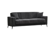 Adela Convertible Sofa Anthracite in Anthracite - 101-ADE-ELI10-3