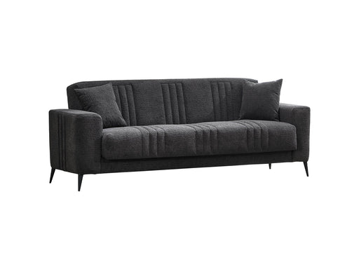 Adela Convertible Sofa Anthracite in Anthracite - 101-ADE-ELI10-3