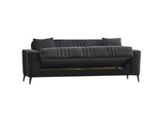 Adela Convertible Sofa Anthracite in Anthracite - 101-ADE-ELI10-3