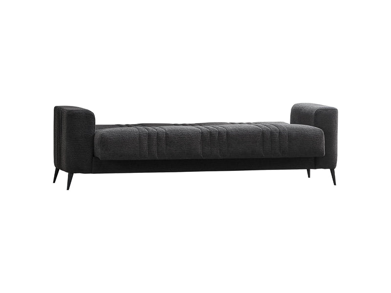 Adela Convertible Sofa Anthracite in Anthracite - 101-ADE-ELI10-3