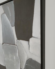 Adilson White/Gray/Black Wall Art - A8000463