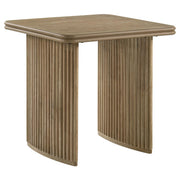 Adina 3-piece Wood Coffee Table Set Distressed Light Brown - 722858-S3