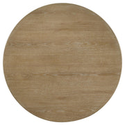 Adina 36-inch Round Wood Coffee Table Distressed Light Brown - 722938