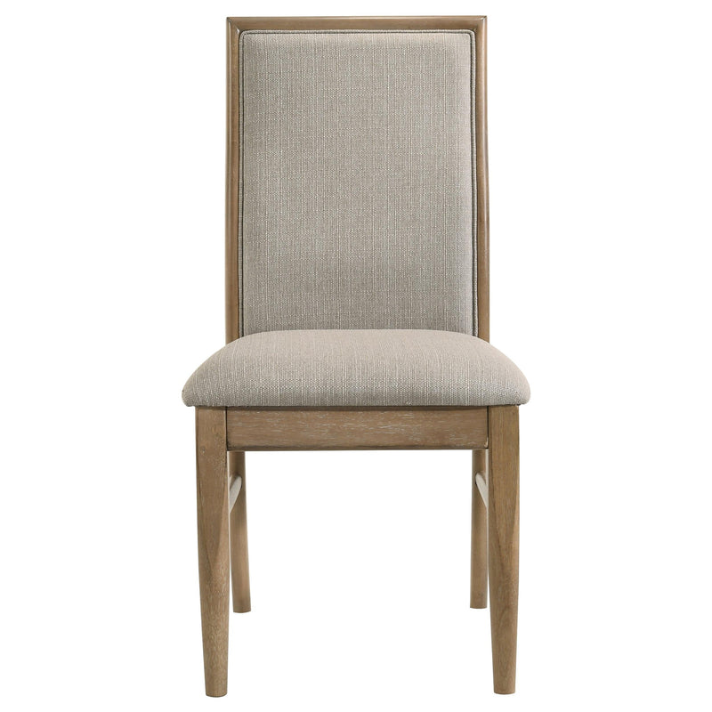 Adina 7-piece Extension Dining Set Distressed Light Brown - 193611-S7